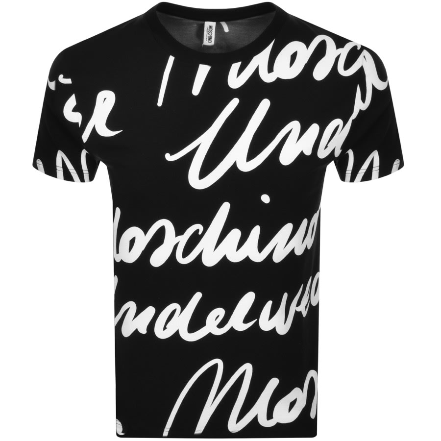 Alternative Image for ProductMoschino Short Sleeve Logo T Shirt Black1
